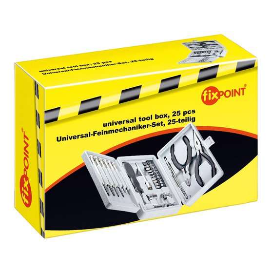 fixPOINT 25 pcs. Universal Tool Set