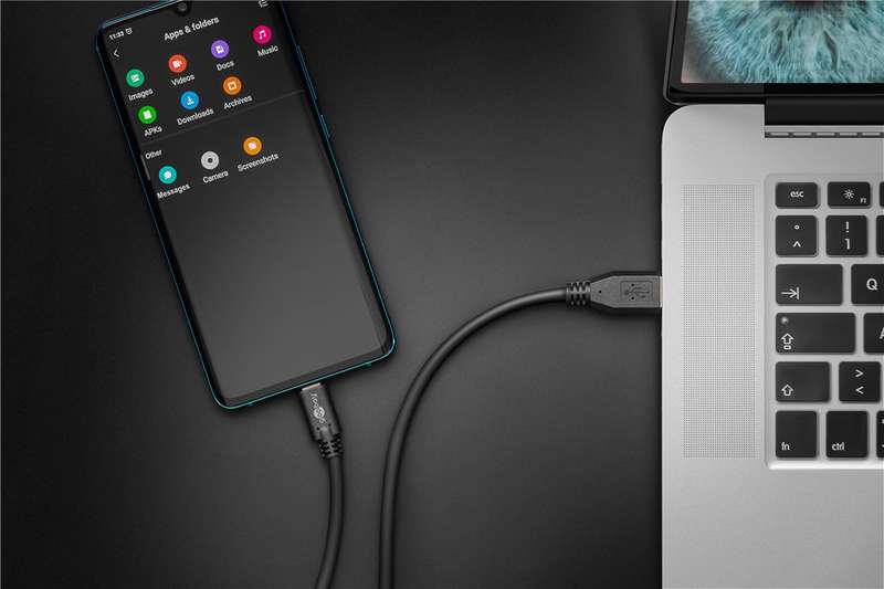 Goobay Sync & Charge Super Speed USB-C to USB A 3.0 Charging 2m Cable