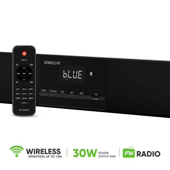 SonicGear SonicBar BT-3500 Soundbar with Subwoofer