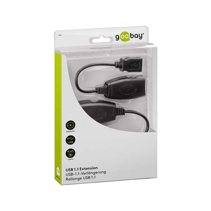 Goobay USB Extension Adapter up to 40m via CAT Cable