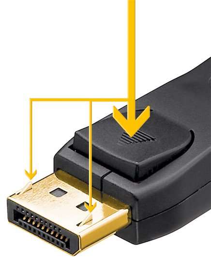 Goobay DisplayPort Male to Male Connector 3m Cable 1.4