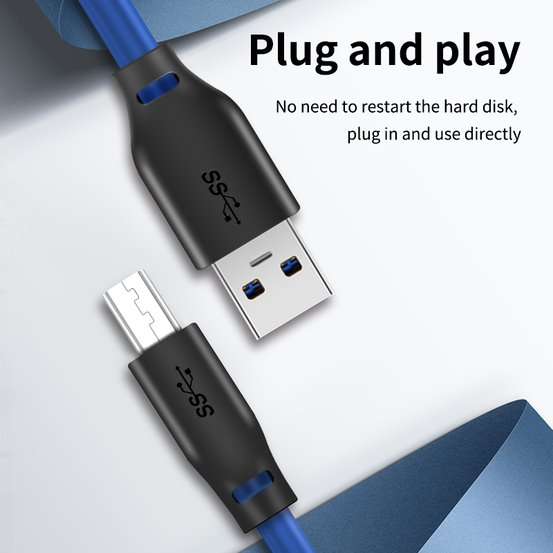 CableTime CA12L PVC USB3.0 AM TO BM Printer 2M Cable