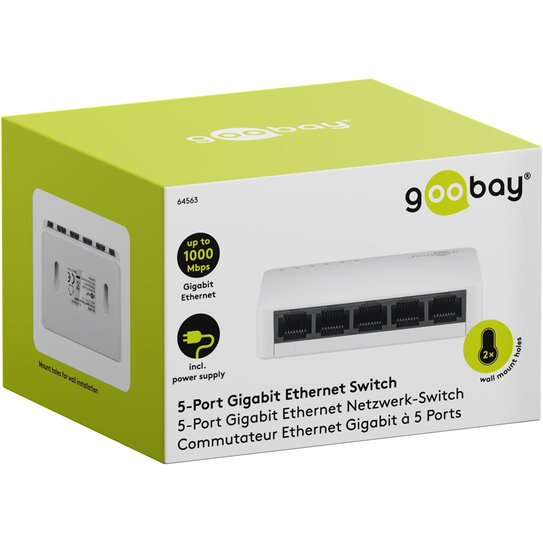Goobay 5-Port Gigabit Ethernet Switch