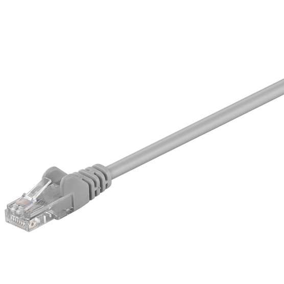 Goobay CAT 5e U/UTP 1m Patch Cable - Grey