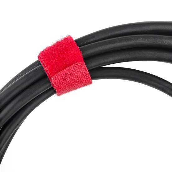 Goobay 6 Piece Cable Management Set with Hook-and-Loop Fastener