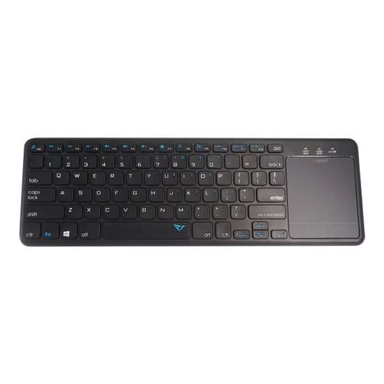 Alcatroz Airpad 1 Wireless Keyboard with touchpad - Black