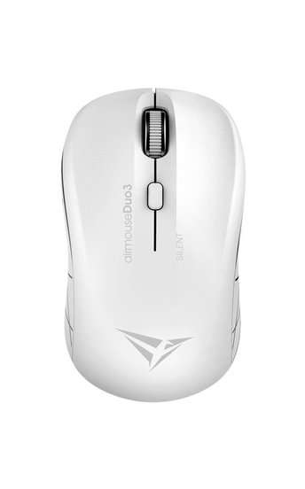 Alcatroz Airmouse Duo 3 Silent Wireless and Bluetooth Mouse - White