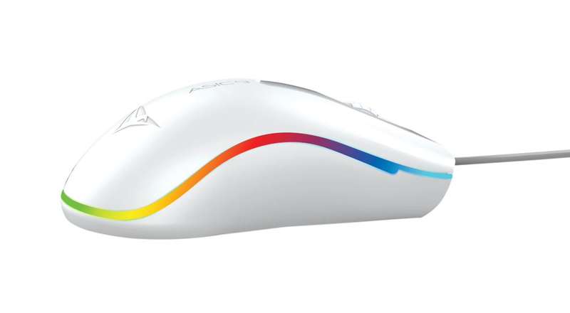 Alcatroz Asic 9 RGB FX Wired USB Mouse - White