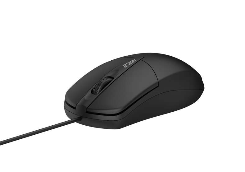 Alcatroz Asic 2 High Resolution Optical Wired Mouse - Black