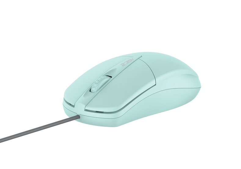 Alcatroz Asic 2 High Resolution Optical Wired Mouse - Mint