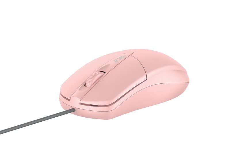 Alcatroz Asic 2 High Resolution Optical Wired Mouse - Peach