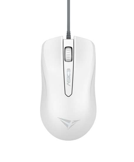 Alcatroz Asic 3 (2021 Edition) Optical Wired Mouse - White