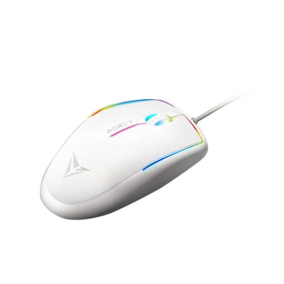 Alcatroz Asic 7 RGB FX Wired USB Mouse - White
