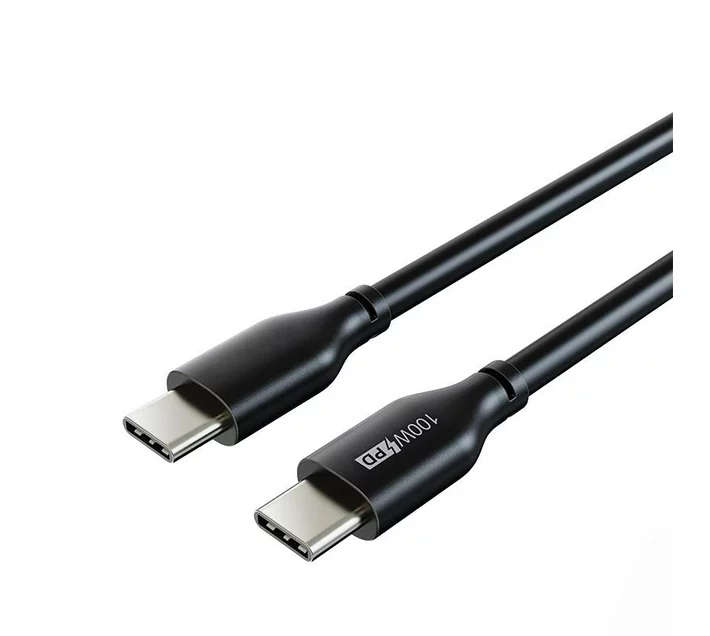 CableTime CU02H PVC USB-C to USB-C USB2.0 1m 100W/5A Cable