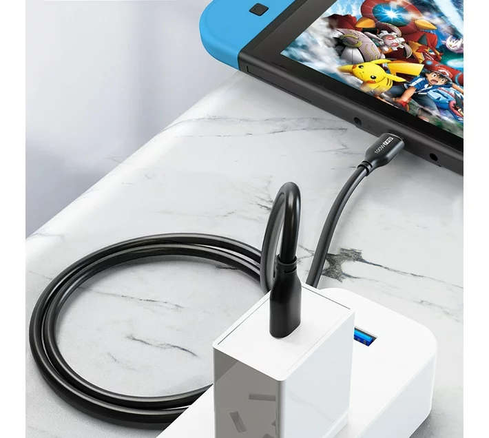 CableTime CU02H PVC USB-C to USB-C USB2.0 1m 100W/5A Cable