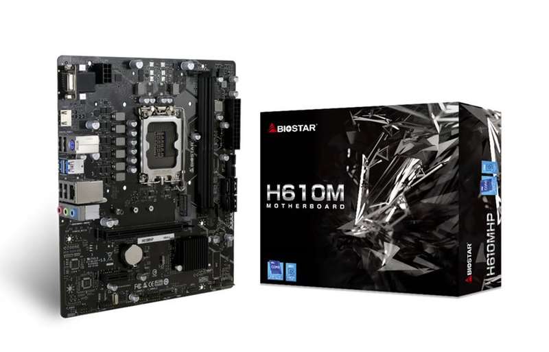 Biostar H610MHP MicroATX Motherboard - Socket 1700