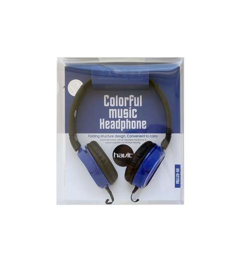 Havit HV-H2178D Colourful Music Headphone - Blue