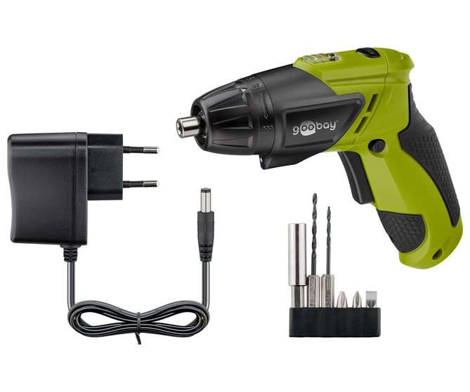 Goobay Mini Cordless Screwdriver 3.6 V with LED Light