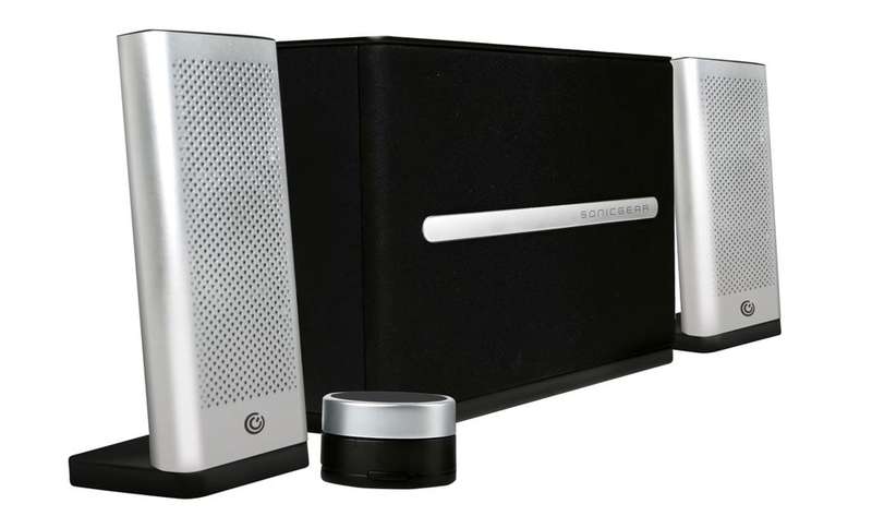 SonicGear SPACE 7 2.1 Bluetooth Speaker System - Silver
