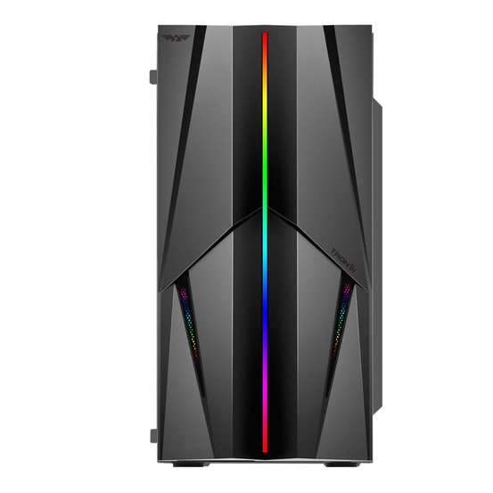 Armaggeddon Tron 1x mATX Gaming Case - Black