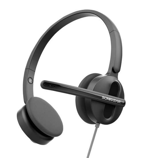 SonicGear Xenon 3 Headset with Mic - Black