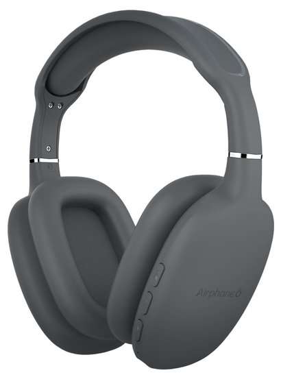 SonicGear Airphone 6 Bluetooth Headphones - Dark Grey