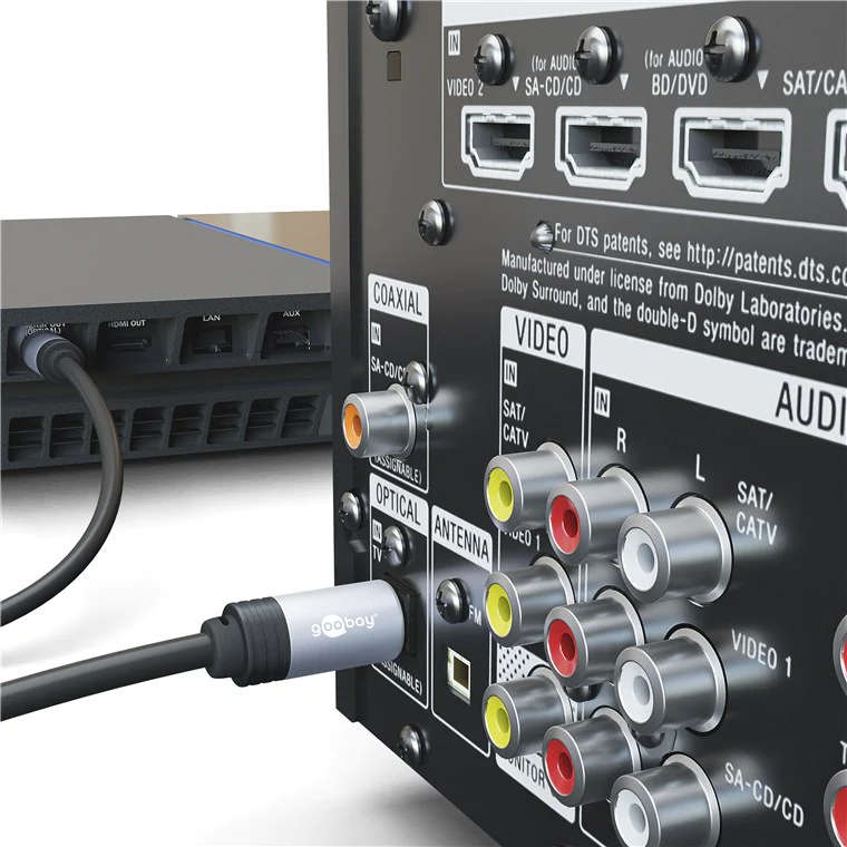 Goobay Toslink M-M Digital Audio Connection 1.5m Cable