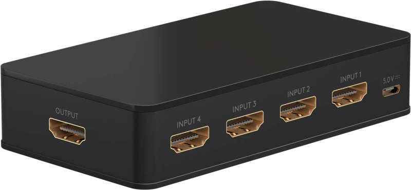 Goobay HDMI Switch 4 to 1 (4K @ 60 Hz)