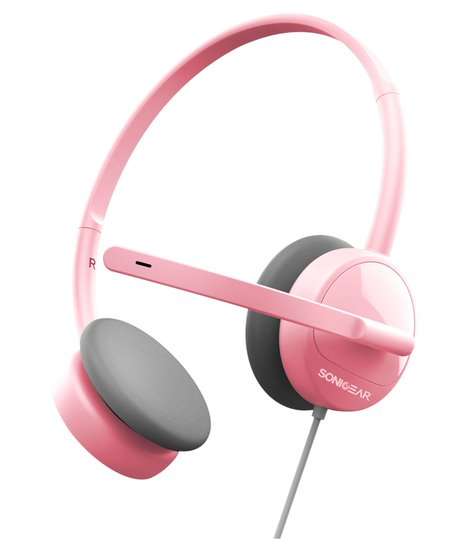 SonicGear Xenon 1 Headset with Mic - Pink