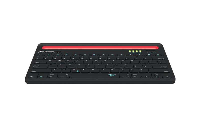 Alcatroz Xplorer Dock 1 Bluetooth Keyboard - Black/Red