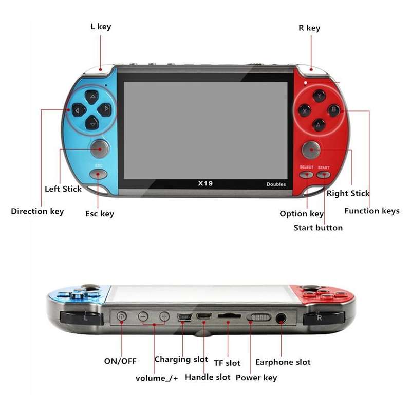 Handheld Console X19 (8GB)