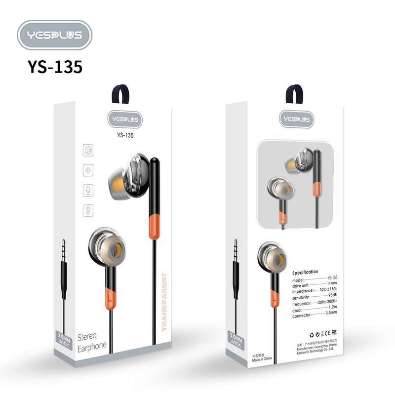 YESPLUS YS-119 Wired Earphones