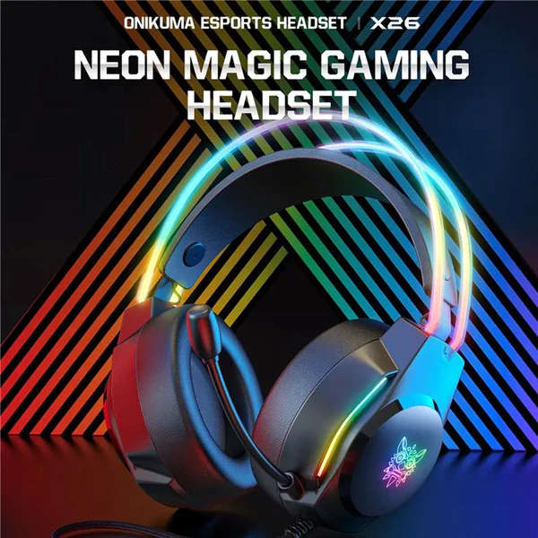 Onikuma X26 Black Gaming Headset
