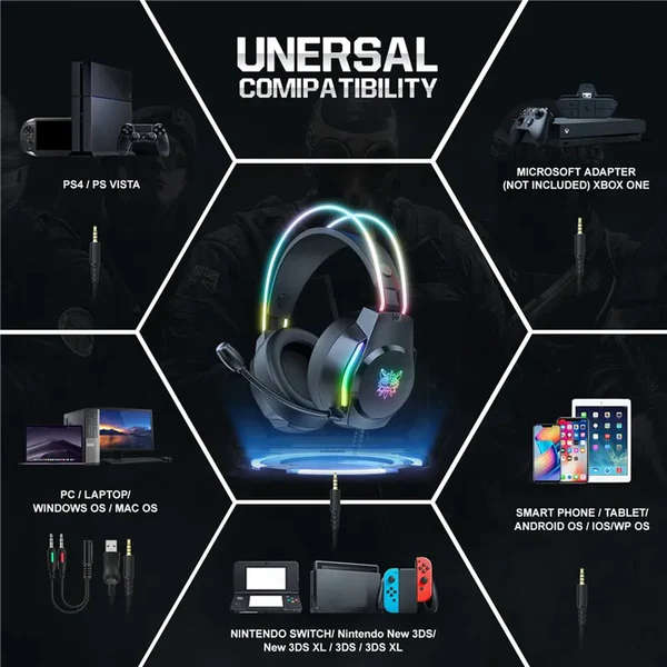 Onikuma X26 Black Gaming Headset