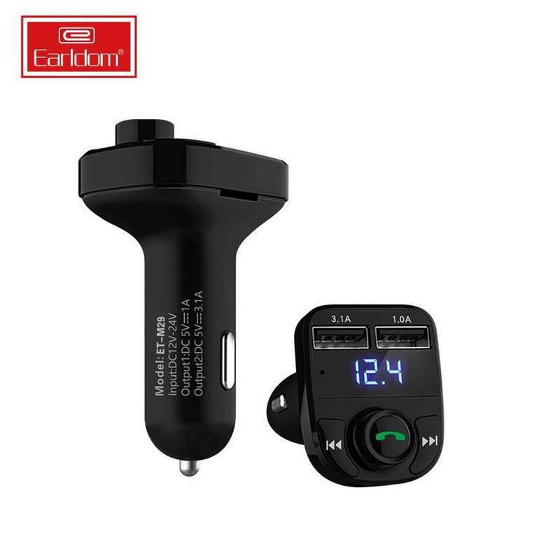 Earldom ET-M29 Car Charger + Bluetooth Modulator