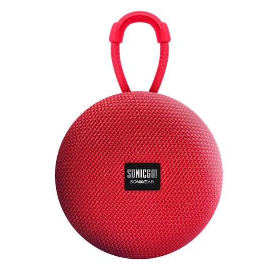 SonicGear SonicGo! 2 Portable Wireless Speaker - Red