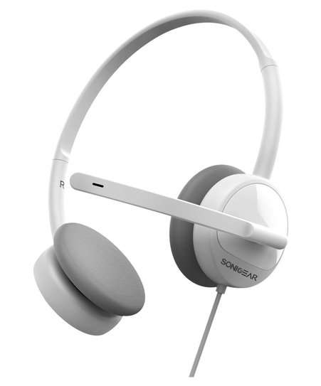 SonicGear Xenon 1U USB Headset with Mic - White