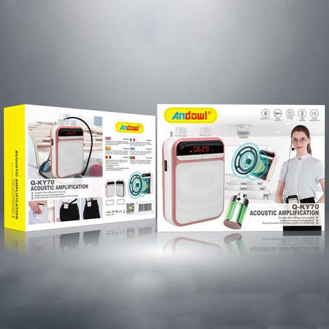 Andowl Q-KY70 Bluetooth/USB/TF/Clock Speaker