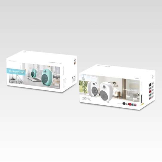 SonicGear StudioPod V-HD Bluetooth Speakers - Red