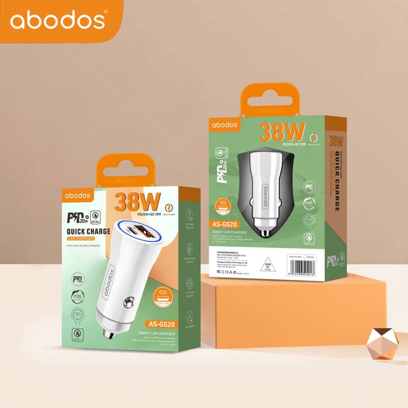 Abodos AS-GS20 PD20W+QC18W Car Charger