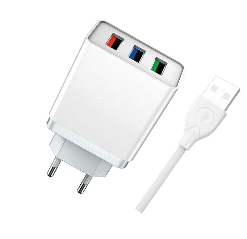 Aivr A18K/A108 3A 3USB Charger - Type-C