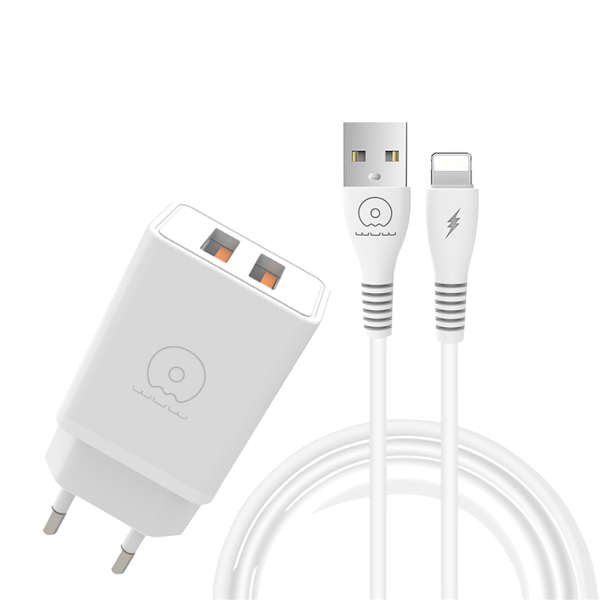 WUW-T55 3.1A 2USB Charger - iPhone