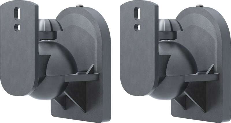 Goobay Universal Speaker Mount with Swivel and Tilt - Black