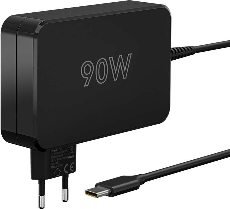 Goobay USB-C 90w Charger for Laptops - Black