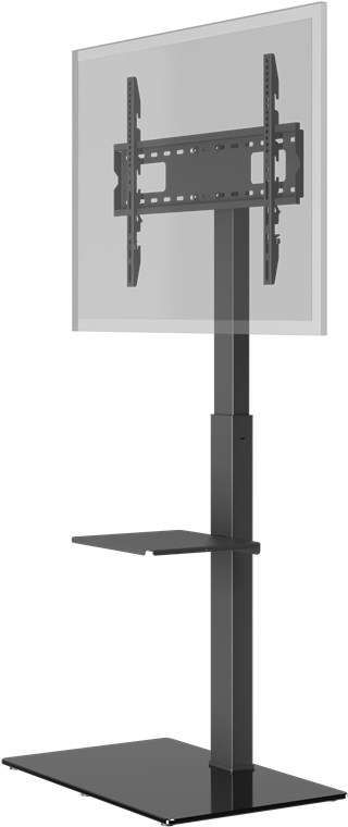 Goobay TV Floor Stand Basic (Size L) for TVs and monitors between 37" and 70"