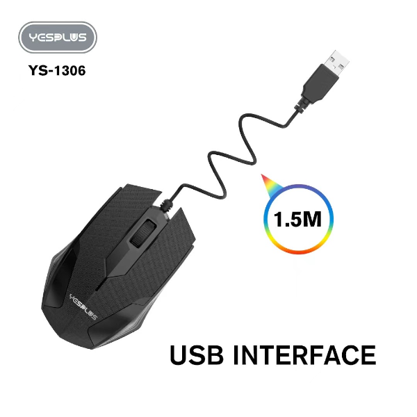 YESPLUS YS-1306 Wired Mouse
