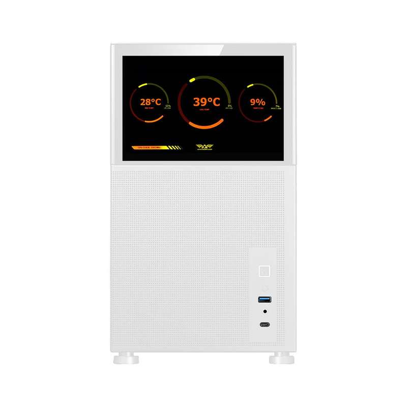 Armaggeddon Tessaraxx Core Vision  Micro-ATX Gaming Case - White
