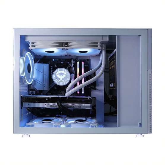 Armaggeddon Tessaraxx Core Vision  Micro-ATX Gaming Case - White