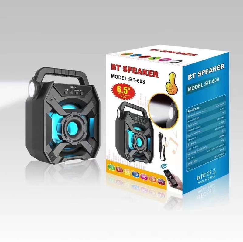 BT-608 Bluetooth 6.5" Spaker W/Mic