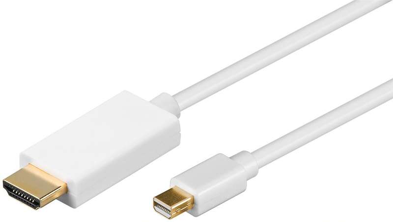 Goobay Mini DisplayPort to HDMI Adapter 2m Gold-Plated Cable